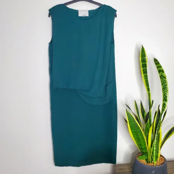 3.1 PHILLIP LIM Silk Knee-Lenght Dress Size Medium